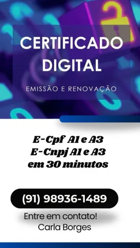 Certificado Digital E-Cpf e E-Cnpj 