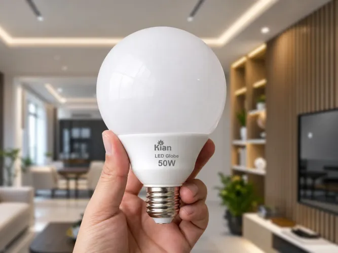 Lâmpada LED Globe Kian 50W 4000lm (Branca Fria)