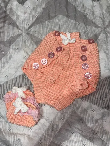 VENDO MACAQUINHA - TRICO 3-6 MESES - INFANTIL