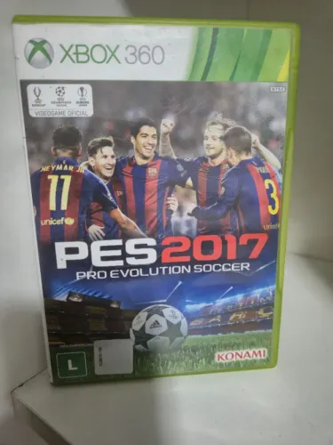 PES 2017 - XBOX 360 MÍDIA FÍSICA ORIGINAL - X360