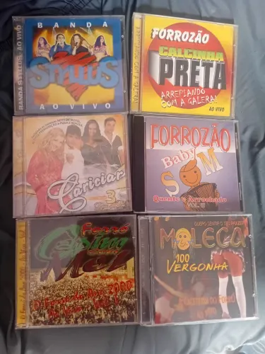 Kit cds forró romântico