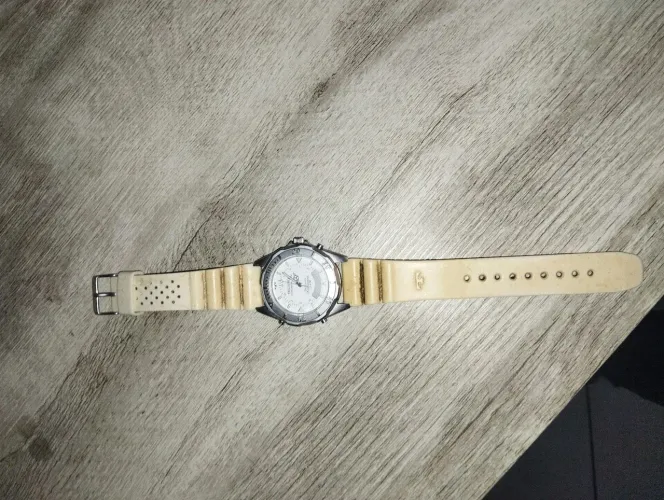 RELOGIO TECHNOS ANTIGO BRANCO