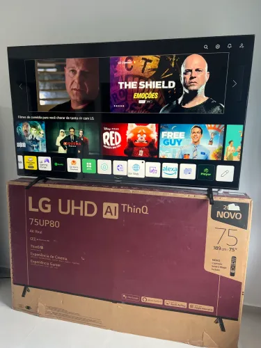 (PEGO TV MENOR) SMART TV 75 Polegadas 4K UHD LG