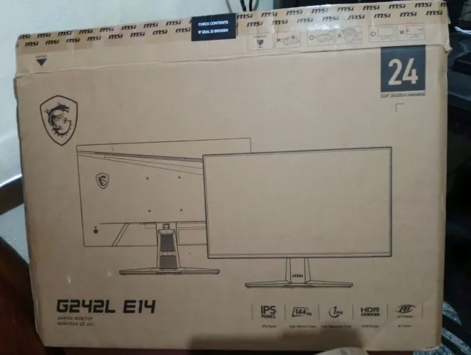 Monitor gamer MSI 144 hz IPS