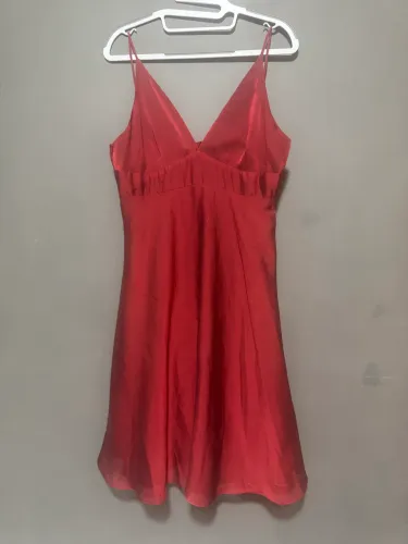 Vestido vermelho midi
