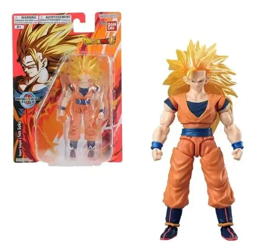 Goku SSJ3 Sayajin 3 Dragon Ball Evolve Bandai Namco Original Lacrado 12 cm
