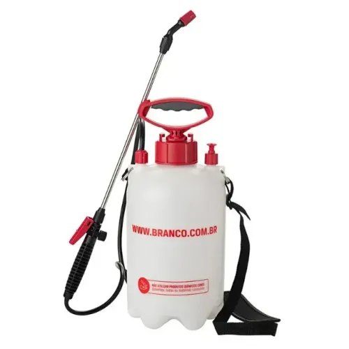 PULVERIZADOR BRANCO MANUAL BP 5M 5 LT