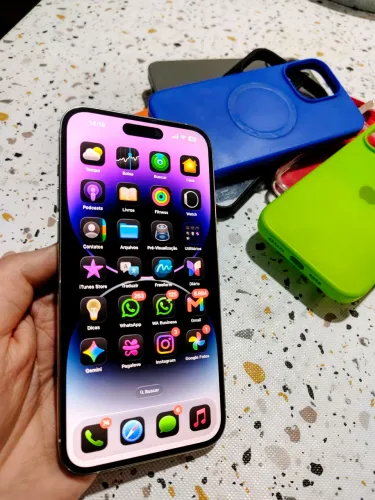 iPhone 14 pro Max 128GB Branco Impecável 