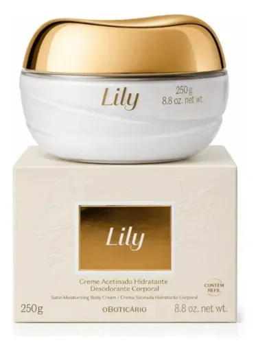 Will · Creme Hidratante Lily Oboticario 250g Original