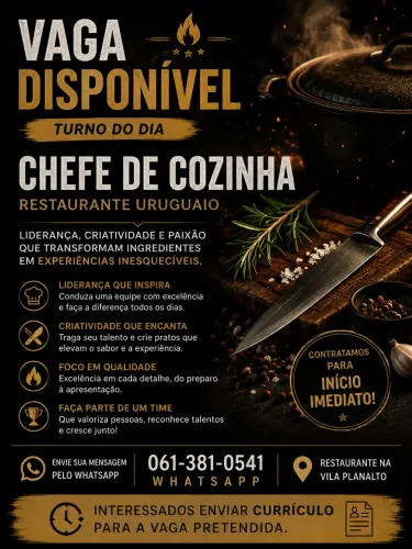 Emprego ( Restaurante Contrata)