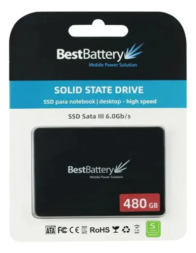 SSD SATA 480GB BestBattery Box - Novo c/garantia - Nexo Store