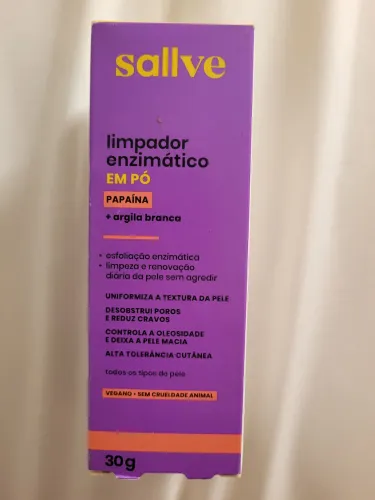 Salve Limpador enzimático em pó 
