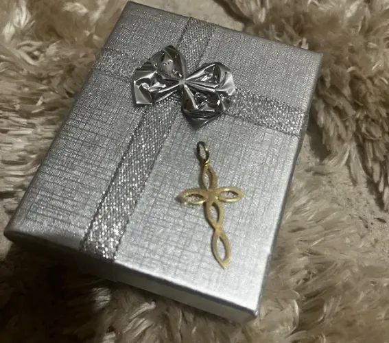 Pingente Cruz Feminino Ouro 18k
