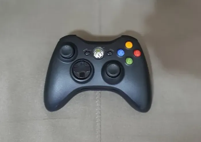 Controle original sem fio de xbox 360 com bateria e cabo recarregador