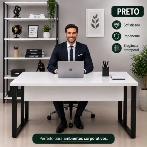 Mesa corporativa para escritório atendimento