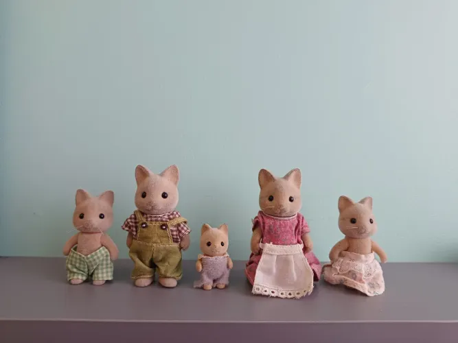 Famila de wood cats sylvanian families 