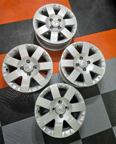JOGO DE RODA CITROEN ARO 15 ORIGINAL C3 C4 PICASSO PALACE