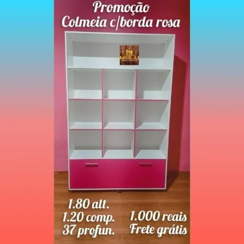 Promoção colmeia com borda rosa