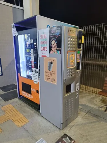 Lote Maquinas Automáticas (Vending Machine) Café e Snacks 