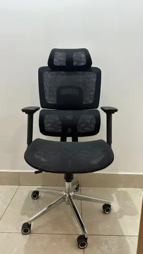 Cadeira Ergonômica Escritório Dr. Office Business Pro, Preta, Mesh, 3D, Altura