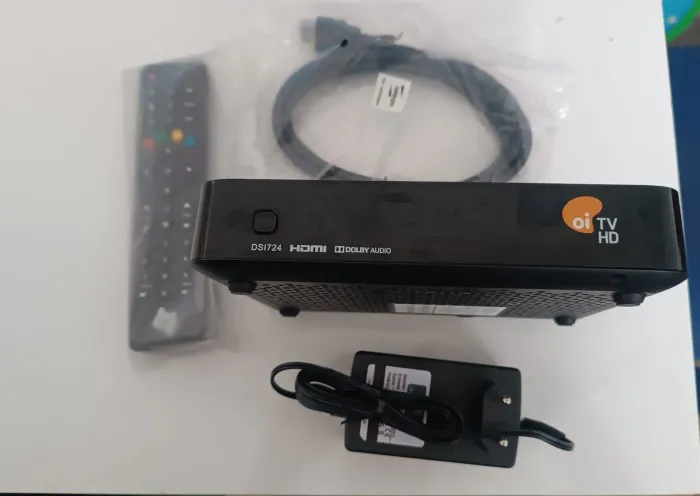 Receptor satélite Oi tv hd Mileto dsl724 ponto adicional troca ou reposição garantia de 1