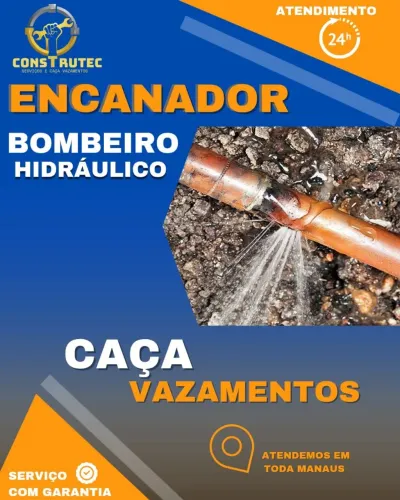 Encanador Profissional 24h, Caça vazamento, Contrução e reformas em geral