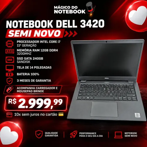 Notebook Dell Core i7 11°
