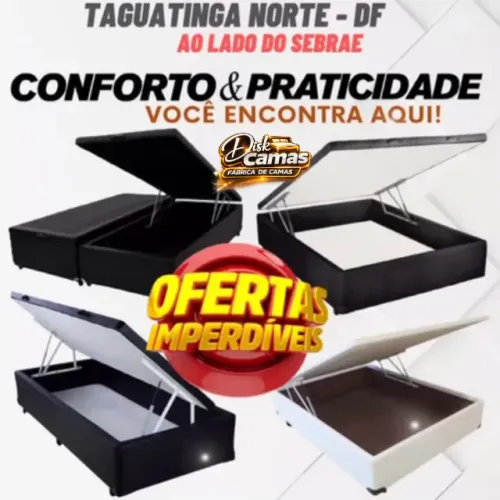 Disk Camas - Fábrica de Camas - CONFORTO, PRATICIDADE E ECONOMIA EM UM SÓ LUGAR!