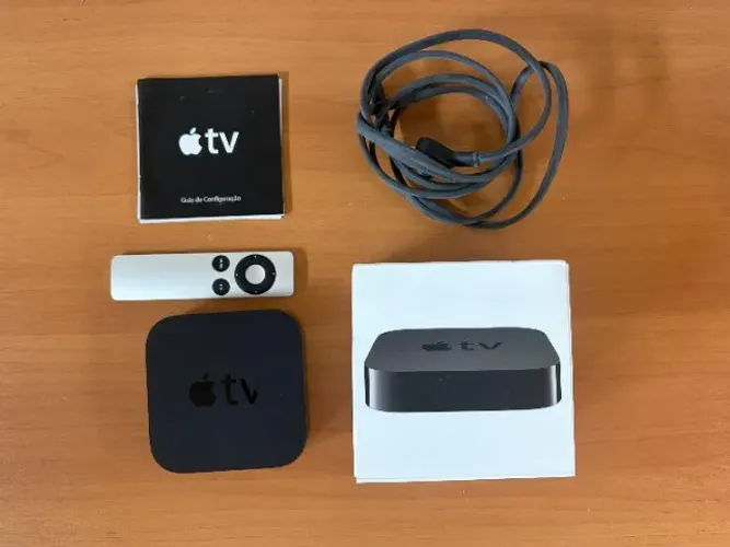 Apple Tv 3a Geração A1469 Na Caixa Funcionando Usado