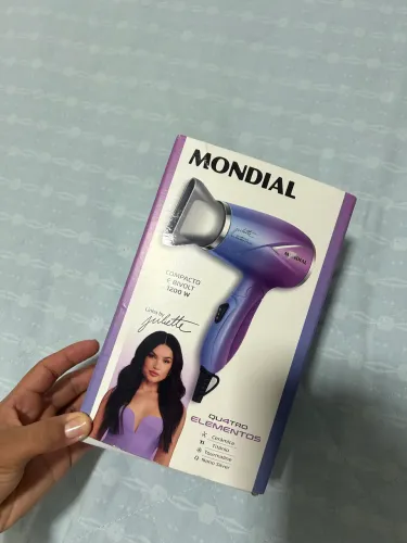 Secador de Cabelo Mondial Travel Qu4tro Elementos By Juliette