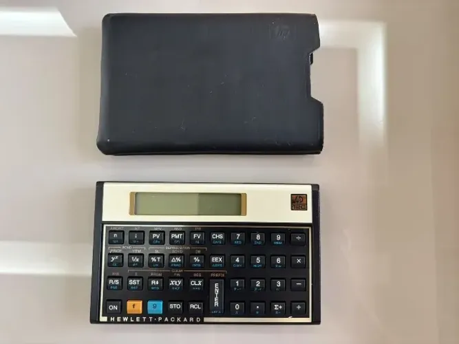 Calculadora Financeira Hp 12c - 130 Funções Cor Dourado