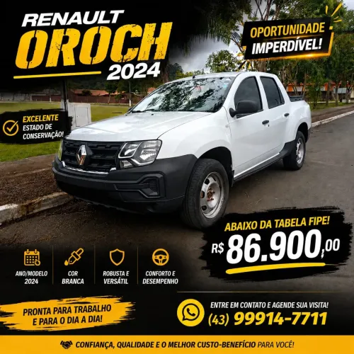 Renault Duster Oroch PRO 1.6 Flex 16V Mec. 2024