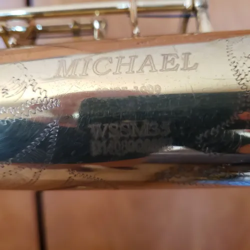 Sax soprano Michael 1999 laqueado raro!