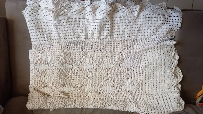 Colchas de crochê llindas.