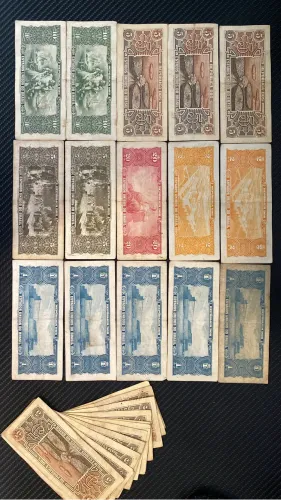 Cédulas de cruzeiro antigas
