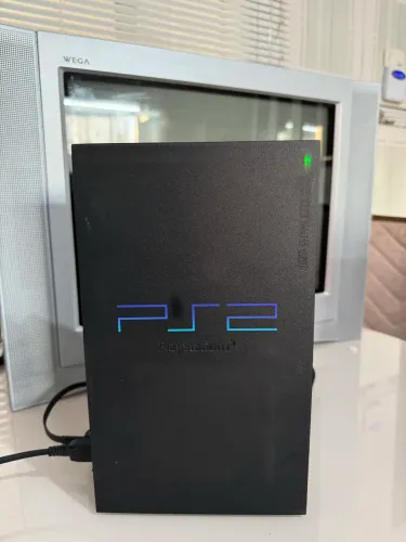 Ps2 FAT preto translúcido 