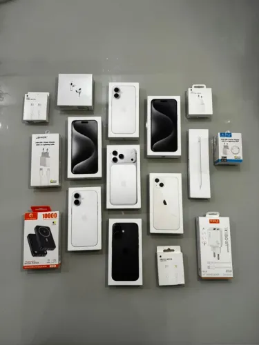 Carregadores, powerbanks e AirPods