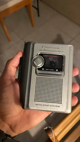 Toca fita cassete Panasonic