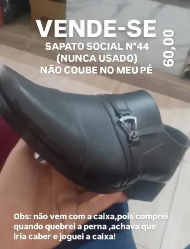 *SAPATO SOCIAL N°44*