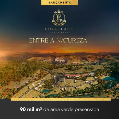 Lotes de 300m² a 1.000m² a venda no Condomínio Royal Park Salvaterra em Juiz de Fora