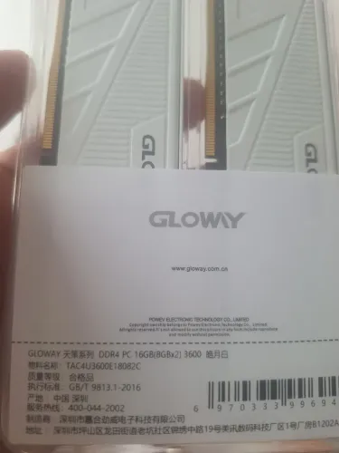 Memoria ram ddr4 16GB (2×8) 3600 GLOWAY