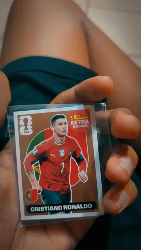 Figurinha extra sticker CRISTIANO RONALDO copa do mundo 2026