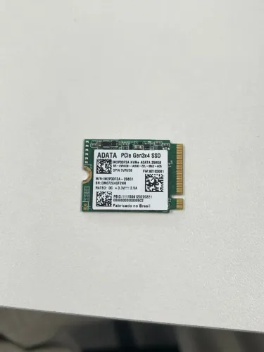 SSD NVMe M.2 256GB (22X30)