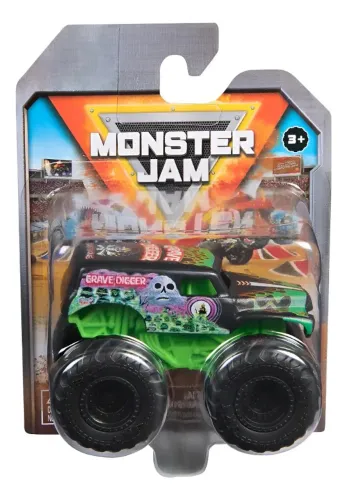 Carrinho Grave Digger De 5cm 1:72 - Monster Jam-pequeno