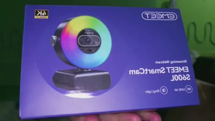 Webcam 4K EMEET S600L Nova