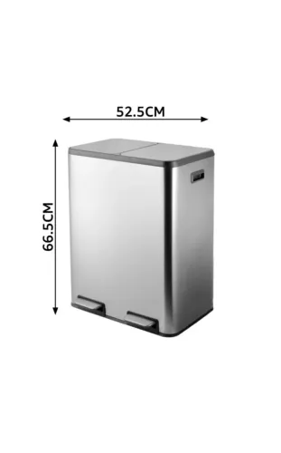 Lixeira Inox 60 Litros 