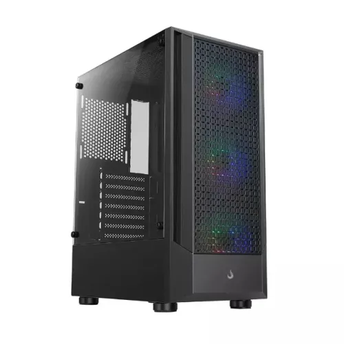 Gabinete gamer Rise Mode Wave Black - novo, pronta entrega