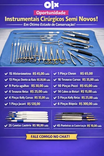 INSTRUMENTAIS CIRÚRGICOS GINECOLÓGICOS 