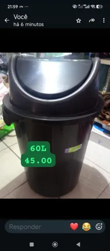 Lixeira grande 60 LT
