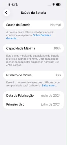 iPhone 15 pro Max semi novo